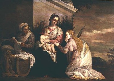 Virgin and Child with St. Catherine by David Teniers the Younger
