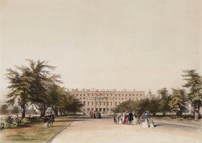East Front and Great Fountain Garden by David the younger Cox