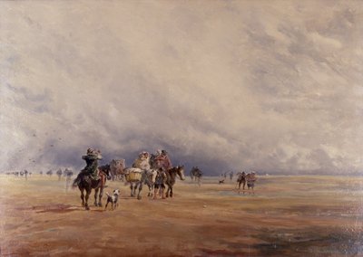 Lancaster Sands, Morecambe Bay, 1842 by David the younger Cox