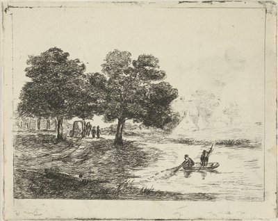 Landscape with Fishermen by David van der Kellen