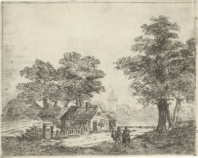 Landscape with Walkers by David van der Kellen