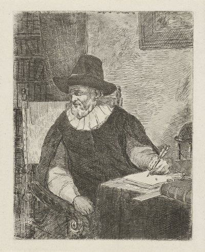 Man in a Study Room by David van der Kellen
