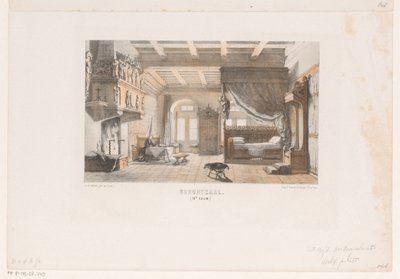 Castle Hall, 13th Century by David van der Kellen