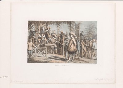 Nobles at a Village Feast by David van der Kellen