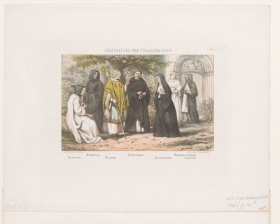 Costumes of the Clergy in the Twelfth Century by David van der Kellen