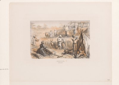 Harvesting in the Fields, 13th Century by David van der Kellen