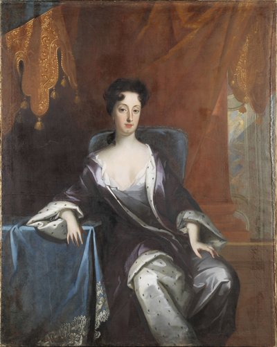 Portrait of Duchess Hedvig Sophia of Holstein-Gottorp (1681-1708), Queen of Sweden by David von Krafft by David von Krafft