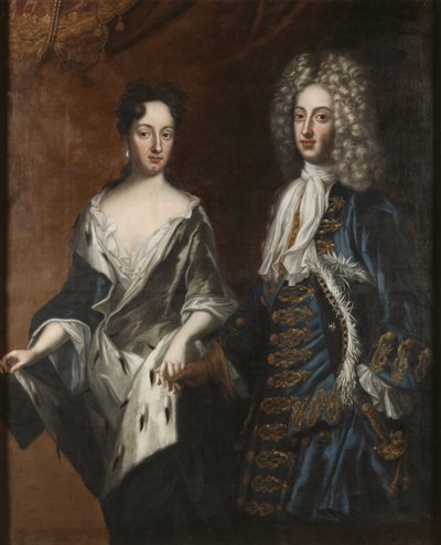 Frederick IV, Duke of Holstein-Gottorp and Duchess Hedvig Sophia by David von Krafft
