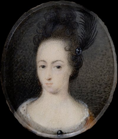 Miniature of Hedvig Sofia, Princess of Sweden by David von Krafft
