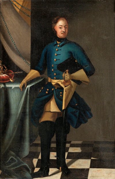 Portrait of King Charles XII of Sweden by David von Krafft