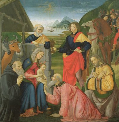 The Adoration of the Magi by Davide and Domenico  Ghirlandaio