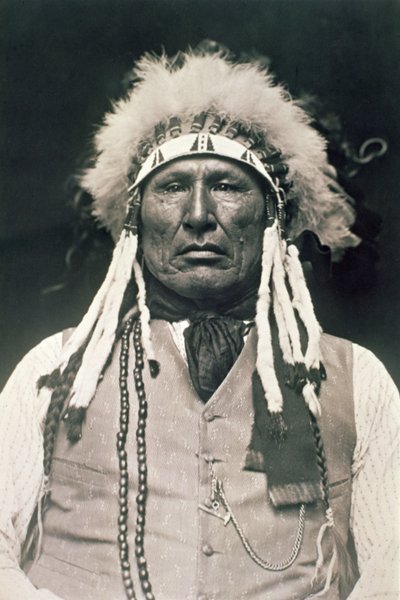 Wooden Leg, warrior of the Northern Cheyenne who fought in the Battle of Little Bighorn in 1876 by DeLancey W. Gill
