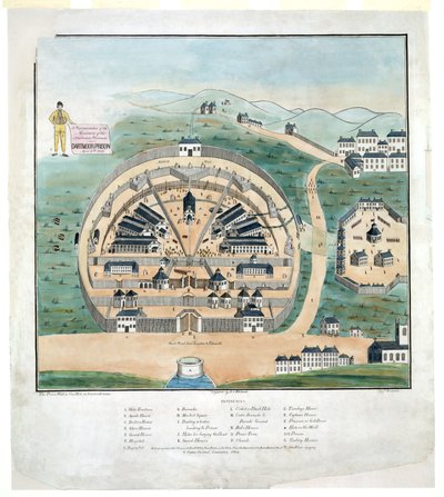 A Representation of the Massacre of American Prisoners in Dartmoor Prison, April 6 by DeWitt C. Hitchcock