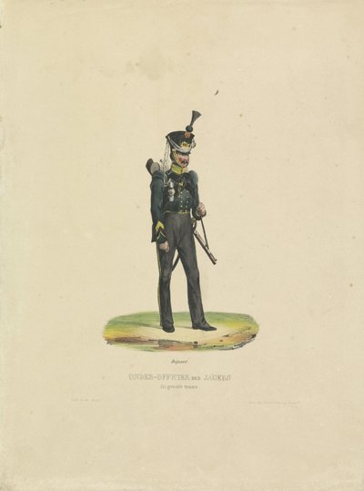 Hunter in Full Dress, 1820-1825 by De la Cour