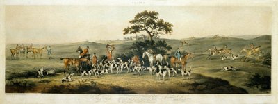 Foxhunting, plate 3 by Dean Snr. (after) Wolstenholme