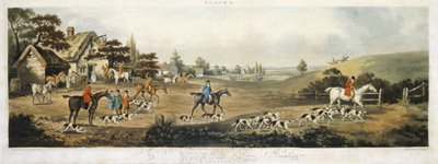 Foxhunting, plate 4 (engraved by Thomas Sutherland) by Dean Snr. (after) Wolstenholme