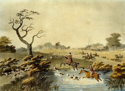 Noon, Foxhunting, engraved by J.H. Clarke and F. Jeakes by Dean Snr. (after) Wolstenholme