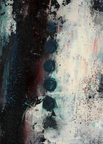 Abstract Dark Contrast by Deb Chaney