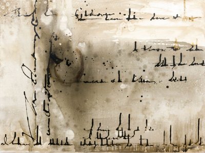 Abstract Ink Script by Deb Chaney