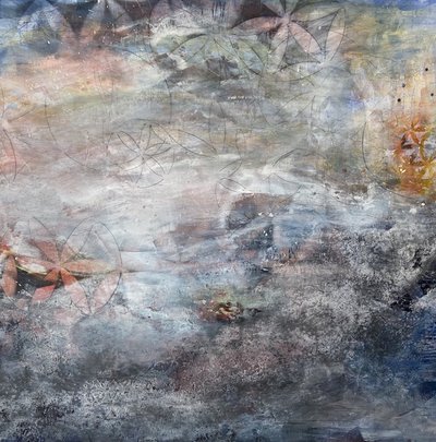 Abstract Sacred Geometry by Deb Chaney