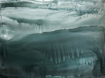 Deep Blue Fluidity by Deb Chaney