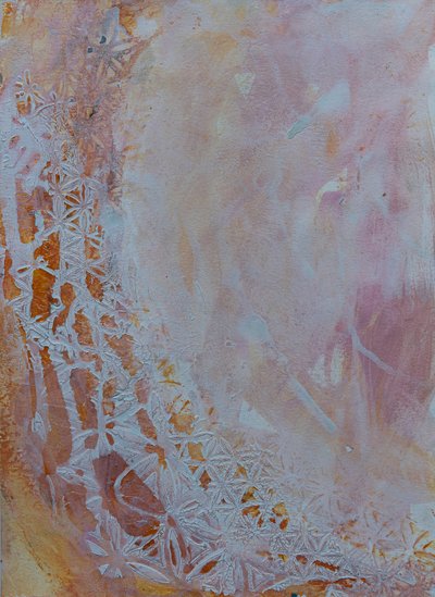 Delicate Blush Frost Patterns by Deb Chaney