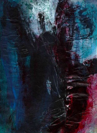 Dramatic Dark Abstract by Deb Chaney