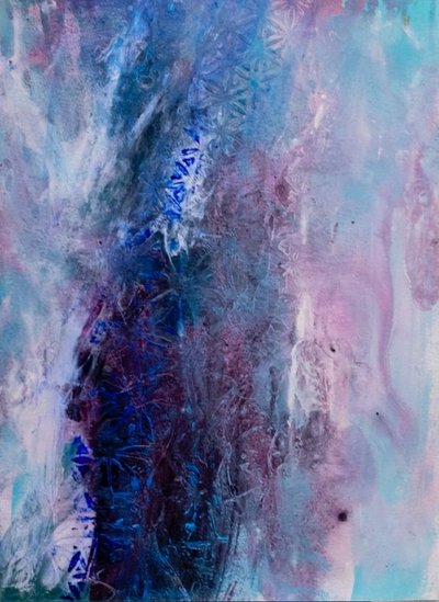 Ethereal Blue Frost by Deb Chaney