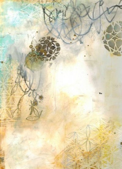 Organic Abstract Layers by Deb Chaney