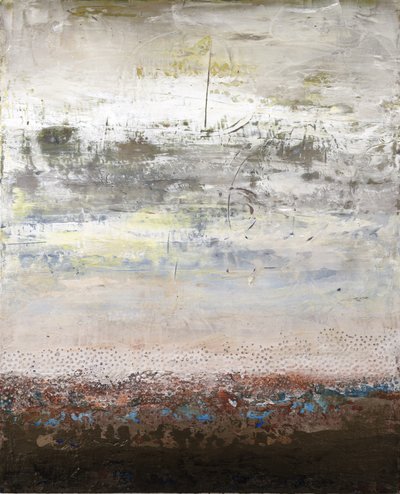 Serene Abstract Horizon by Deb Chaney