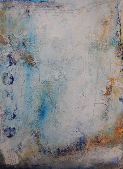 Textured Blue Hues by Deb Chaney