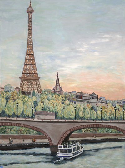 Eiffel Tower View, 2017 by Deborah Eve Alastra
