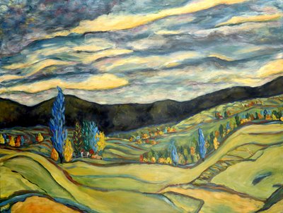 Fall Landscape, 2020 by Deborah Eve Alastra