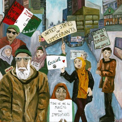 Resist Two, 2016 by Deborah Eve Alastra