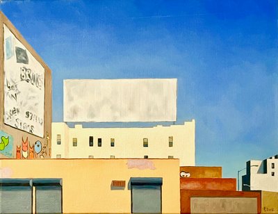 Billboard On Myrtle by Deborah Stevenson