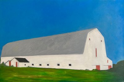 White Barn by Deborah Stevenson