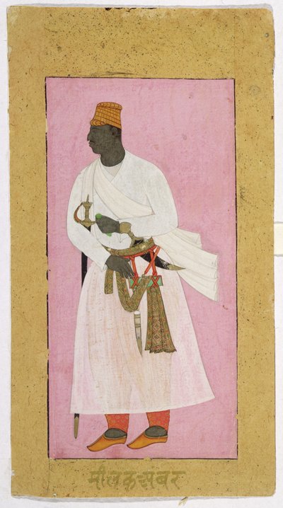 Portrait of Malik Ambar by Deccani School