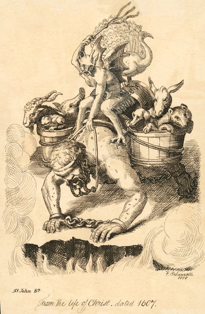 Man Being Ridden by a Demon by Delamotte Delamotte