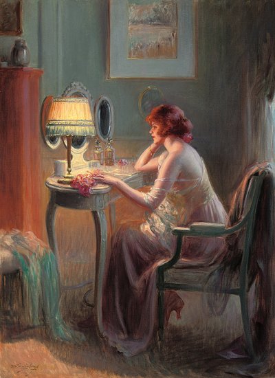 Reflections by Lamplight by Delphin Enjolras