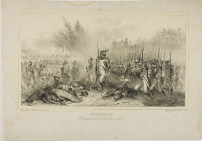 Attention! The Emperor has his eye on you by Denis Auguste Marie Raffet
