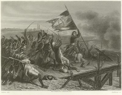 Battle of the Bridge of Arcole by Denis Auguste Marie Raffet