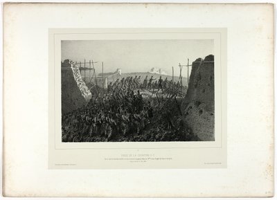 Capture of the Courtine 6-7, from Souvenirs of Italy: Expedition to Rome by Denis Auguste Marie Raffet