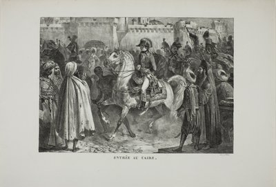 Entering Cairo by Denis Auguste Marie Raffet
