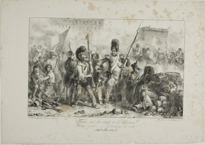 Fire on the Leaders and Cavalry by Denis Auguste Marie Raffet