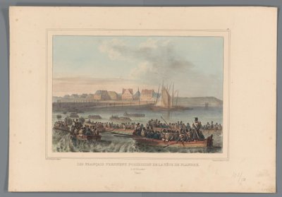 French Capture the Flemish Head, 1832 by Denis Auguste Marie Raffet