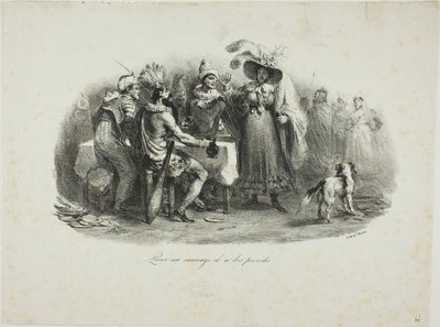 He Behaves for a Savage by Denis Auguste Marie Raffet
