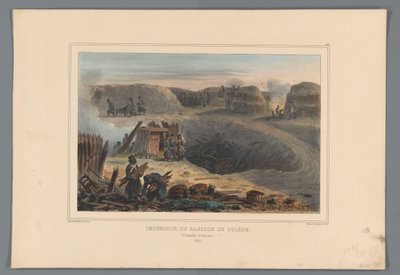Soldiers Inside a Bastion, 1832 by Denis Auguste Marie Raffet