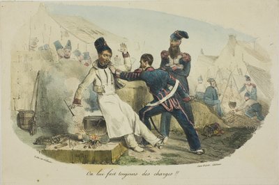 He Always Makes Charges!! by Denis Auguste Marie Raffet
