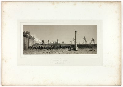 Opening the First Parallel, from Souvenirs d’Italie: Expédition de Rome by Denis Auguste Marie Raffet