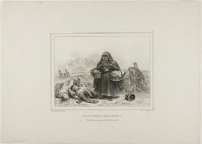 Poor Children!! May God Take Pity on Their Souls! by Denis-Auguste-Marie Raffet